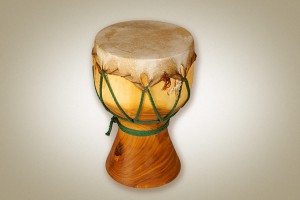 Wooden drum, big